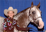 Brenna Brawner and Miss Hotsy Dotsy-Res World Champs 2003